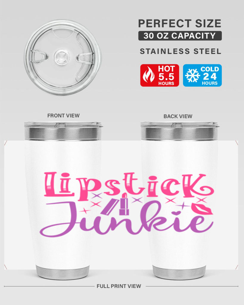 Lipstick Junkie Style 228#- make up- Tumbler