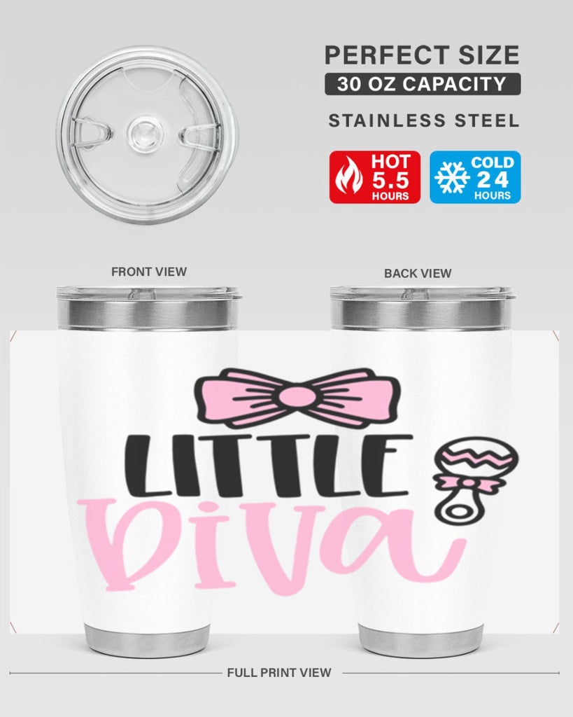 Little Diva Style 63#- baby- tumbler