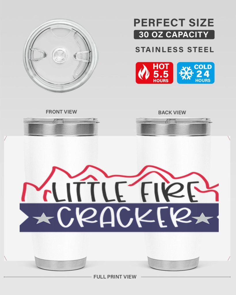 Little Fire Cracker Style 161#- Fourt Of July- Tumbler