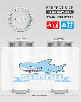 Live every week like it’s shark week Style 54#- shark  fish- Tumbler