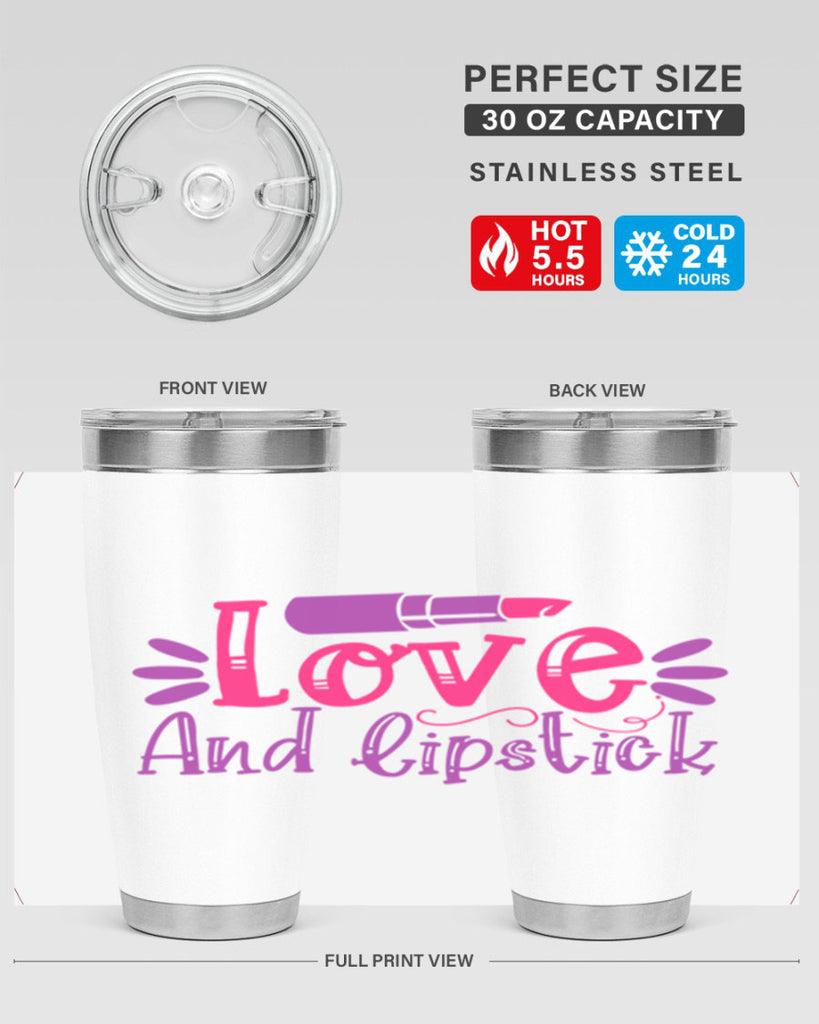 Love And Lipstick Style 225#- make up- Tumbler