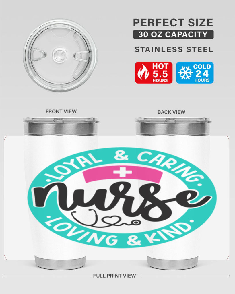 Loyal Caring Nurse Loving Kind Style Style 133#- nurse- tumbler