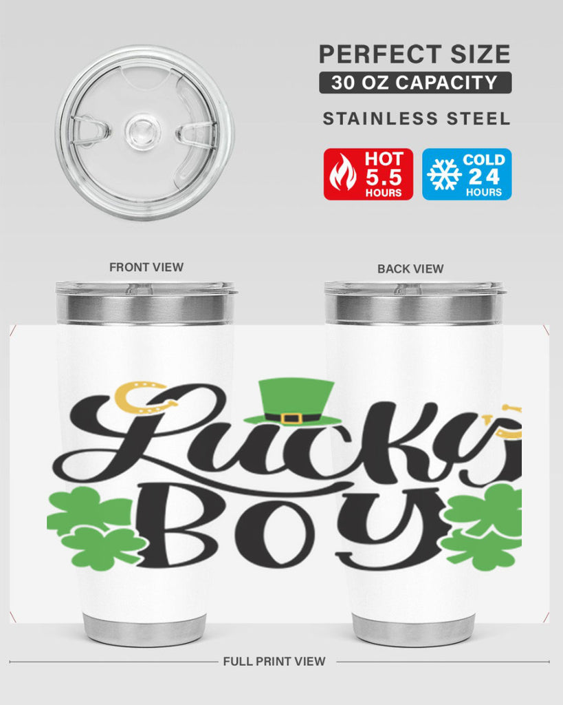 Lucky Boy Style 59#- St Patricks Day- Tumbler