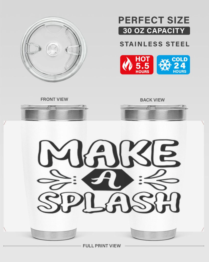 Make a splash 310#- mermaid- Tumbler