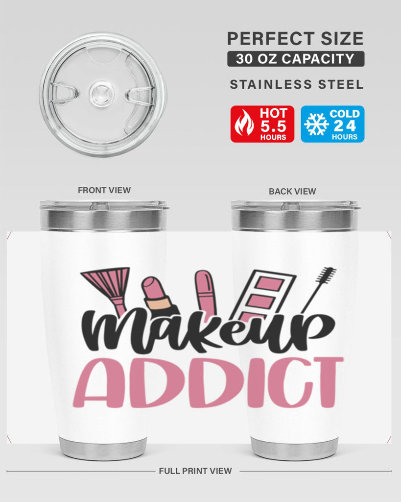 Makeup Addict Style 55#- make up- Tumbler