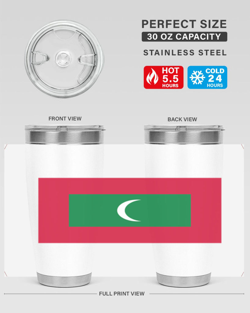 Maldives 93#- world flags- Tumbler