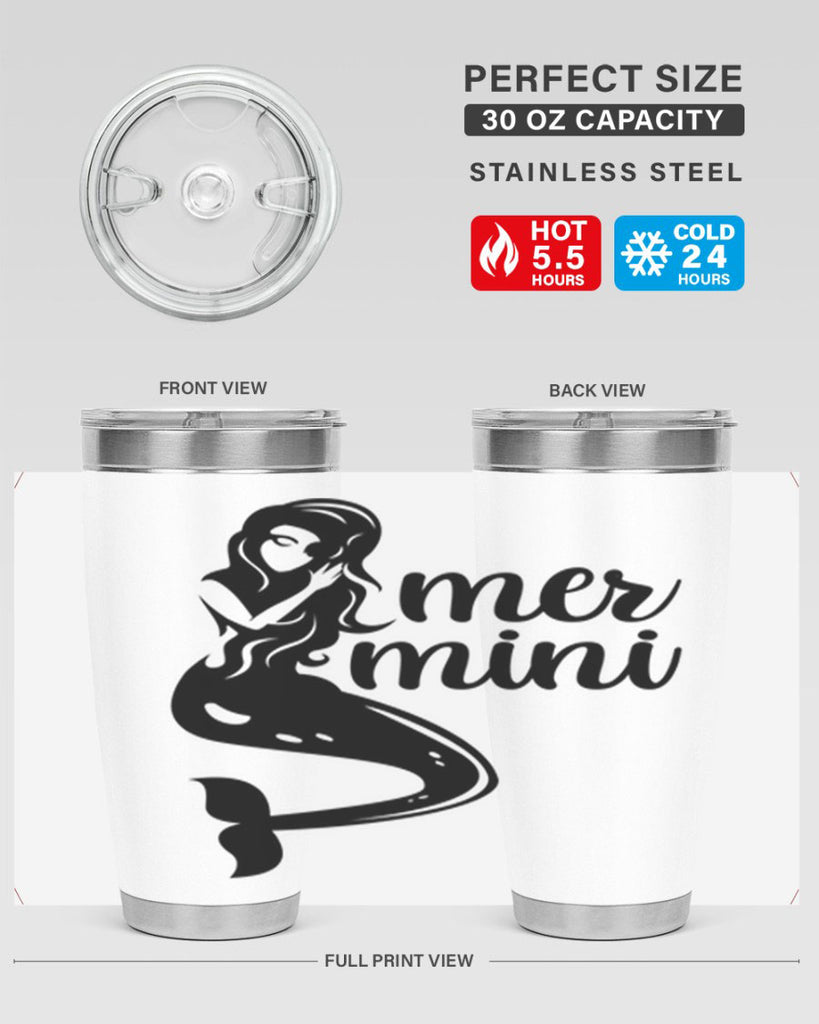 Mer mini 352#- mermaid- Tumbler
