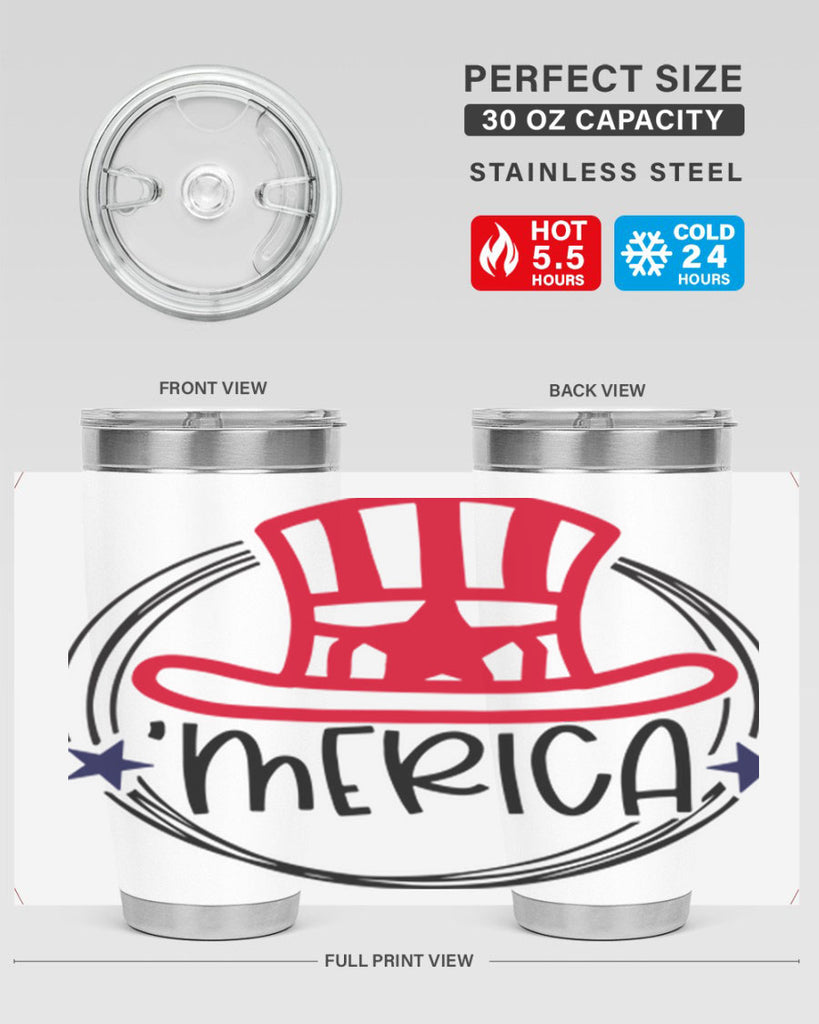 Merica Style 138#- Fourt Of July- Tumbler