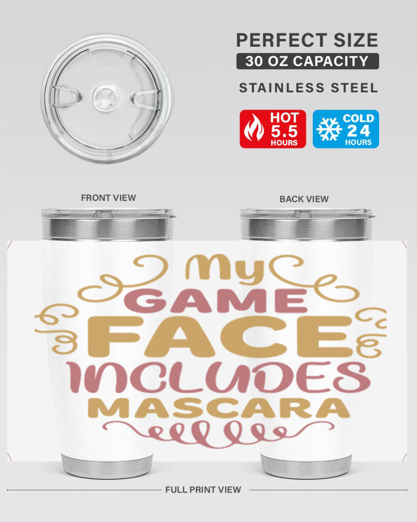 My Game Face Includes Mascara 127#- fashion- Cotton Tank