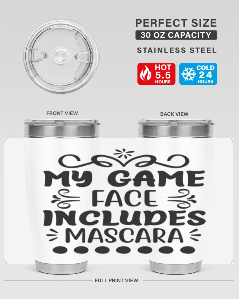 My Game Face Includes Mascara 128#- fashion- Cotton Tank