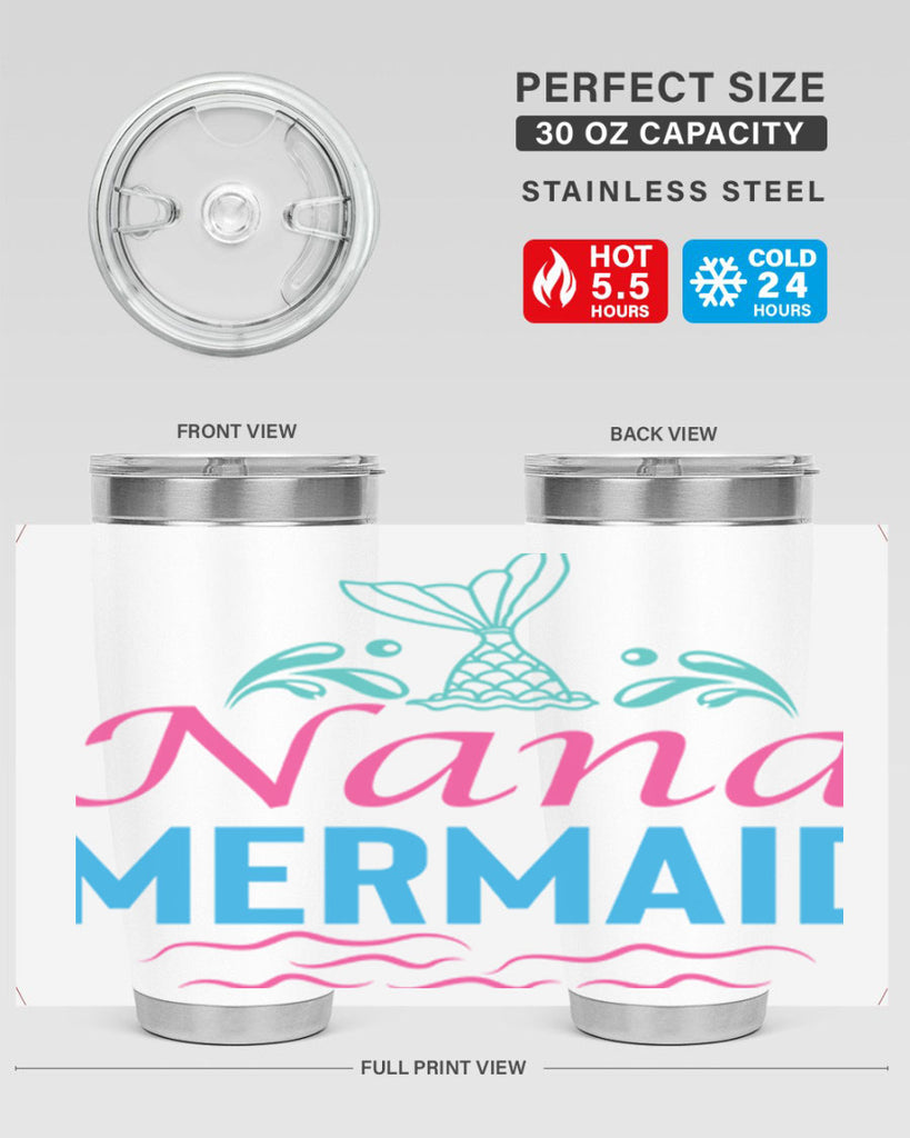 Nana Mermaid Design 518#- mermaid- Tumbler