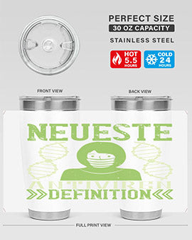 Neueste Antiviren Definition Style 28#- corona virus- Tumbler