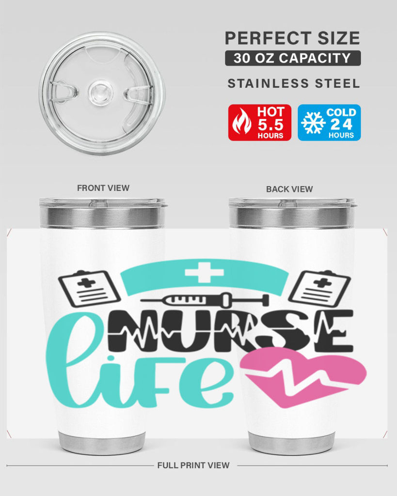 Nurse Life Style Style 106#- nurse- tumbler