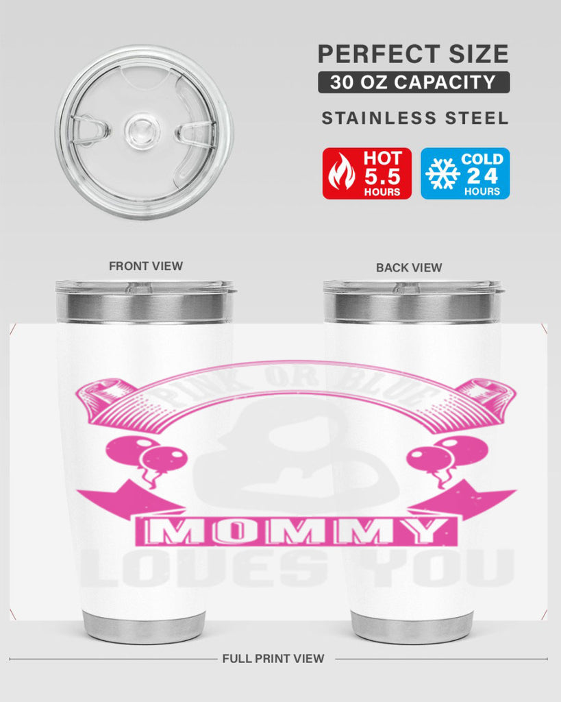 Pink or Blue Monny Loves You Style 178#- baby- tumbler