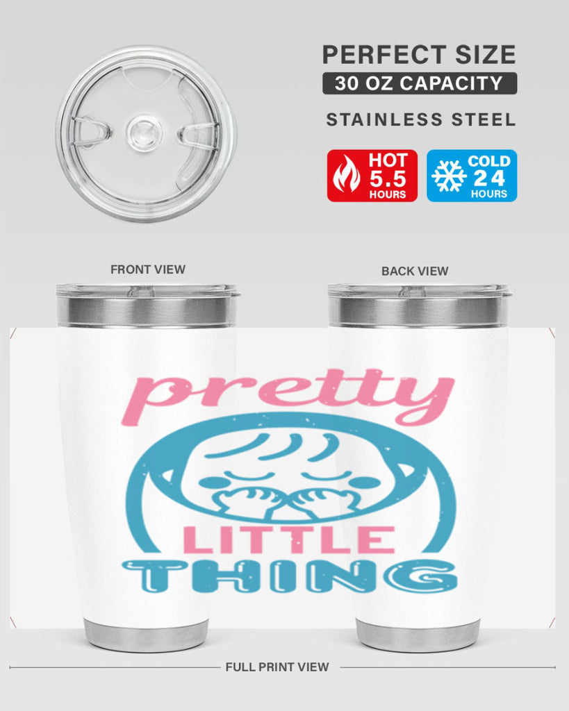 Pretty little Thing Style 19#- baby shower- tumbler