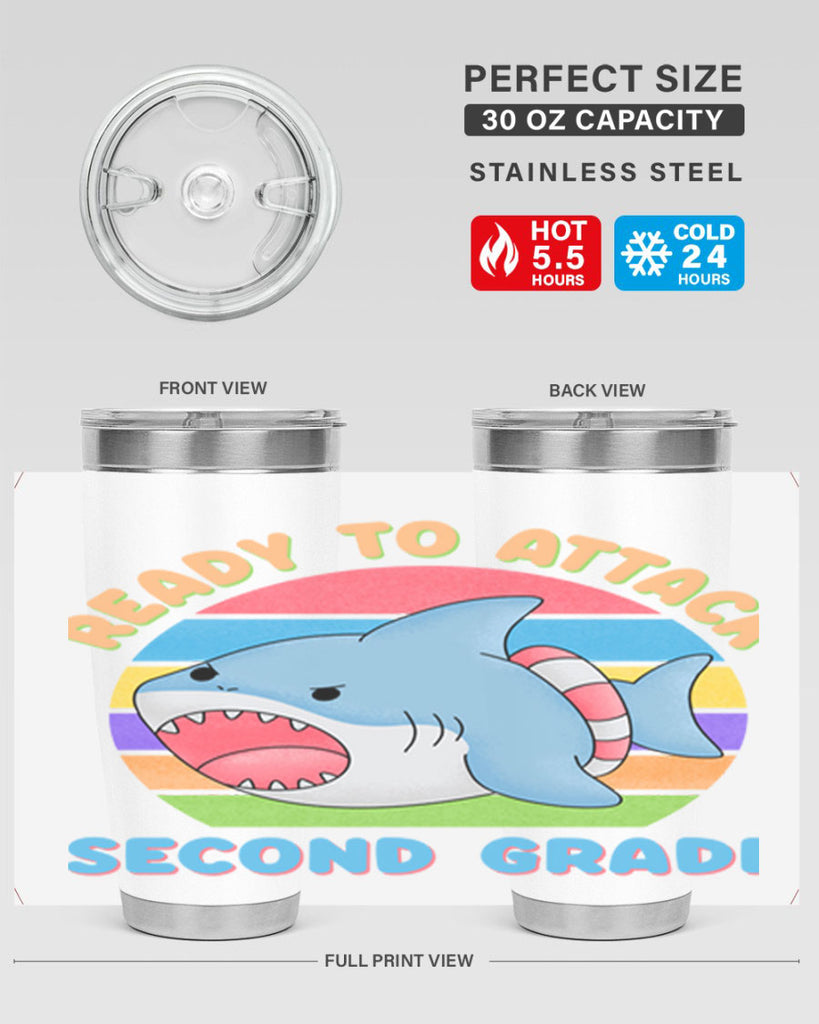 Ready to Attack 2nd Grade 19#- second grade- Tumbler