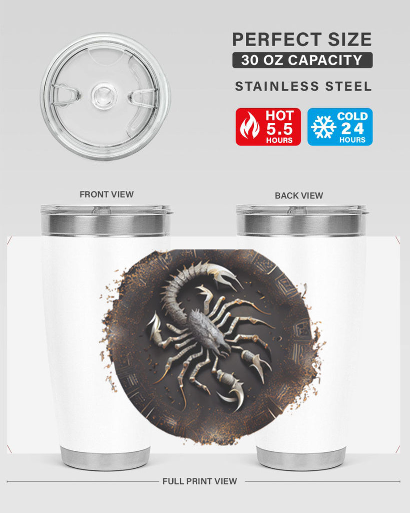 Scorpius 467#- zodiac- Tumbler