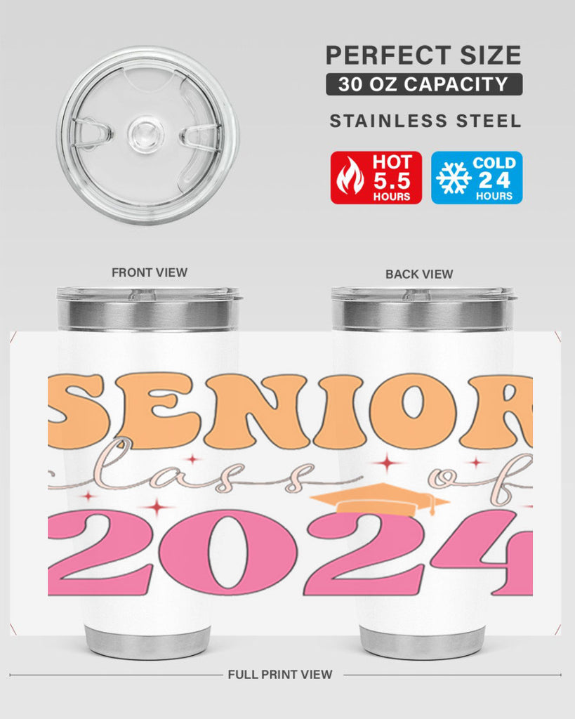 Senior class of 2024 17#- 12th grade- Tumbler