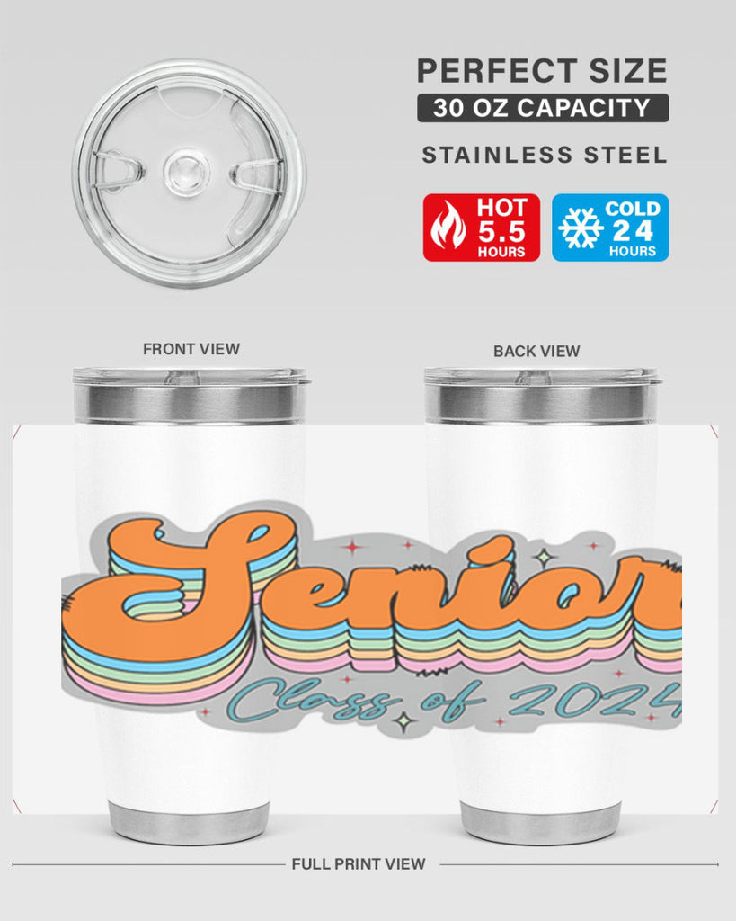 Senior class of 2024 18#- 12th grade- Tumbler