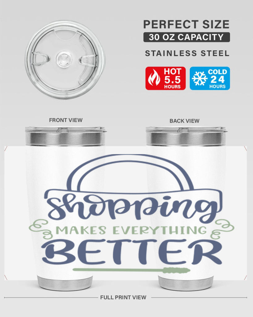 Shopping Makes Everything Better 144#- fashion- Cotton Tank