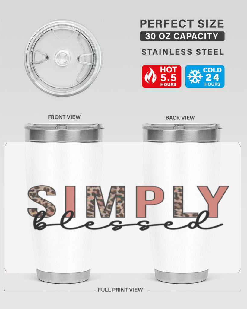 Simply blessed 575#- fall- Tumbler