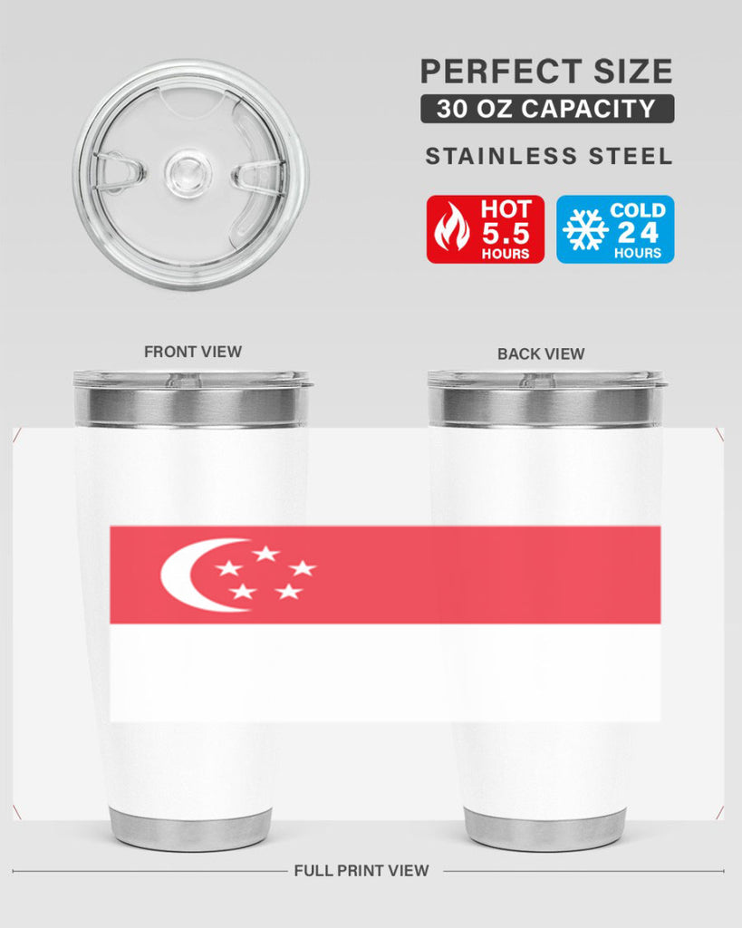 Singapore 41#- world flags- Tumbler