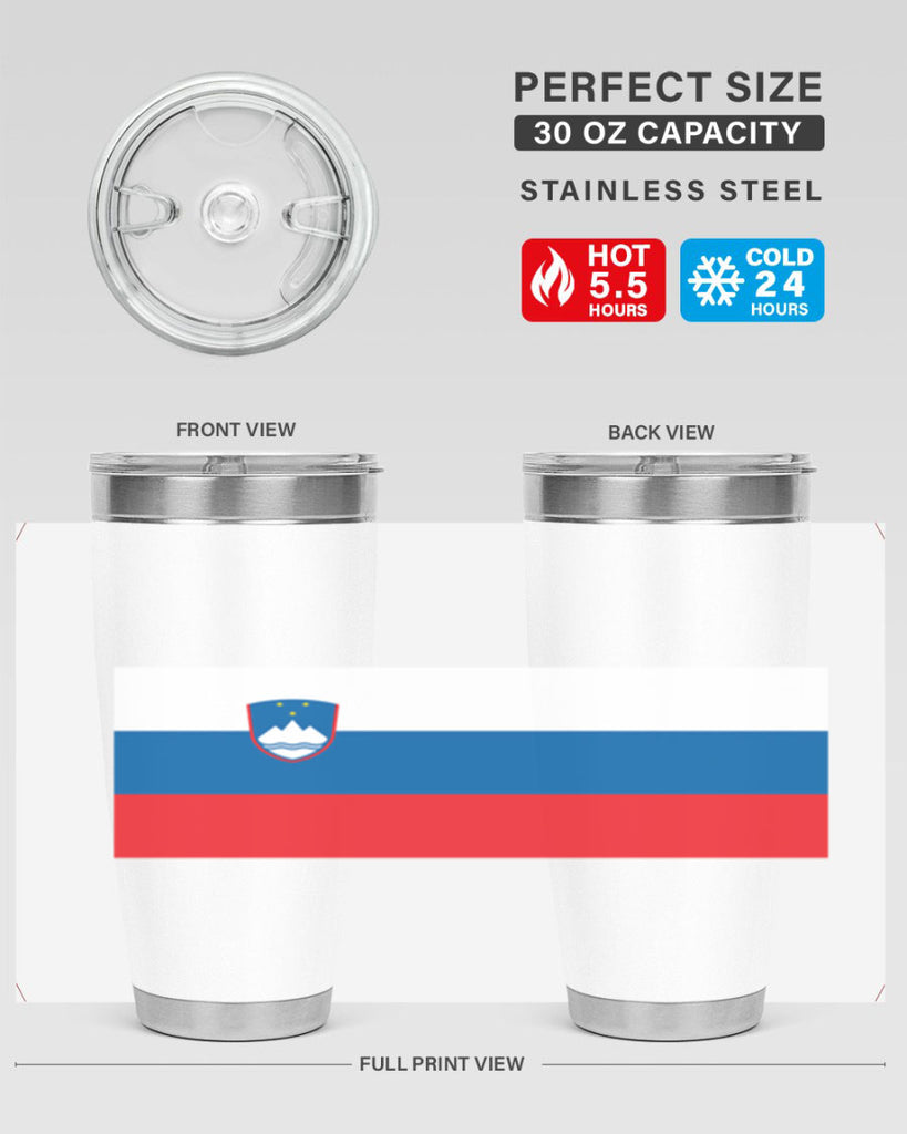 Slovenia 39#- world flags- Tumbler