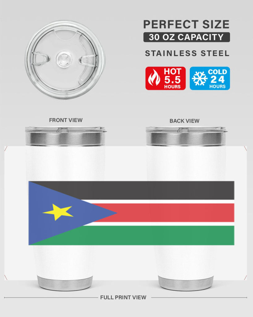South Sudan 34#- world flags- Tumbler