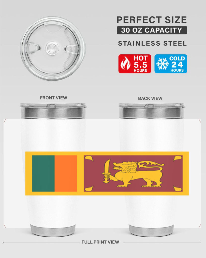 Sri Lanka 32#- world flags- Tumbler