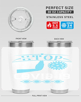Stop covid Style 22#- corona virus- Tumbler