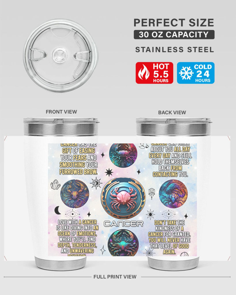 StraightCancer 470#- zodiac- Tumbler