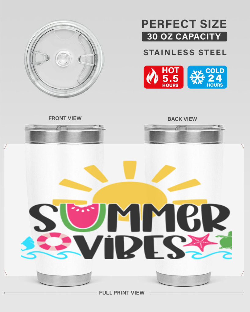 Summer Vibes Style 19#- summer- Tumbler