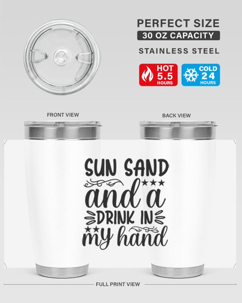 Sunsandandadrink 482#- zodiac- Tumbler