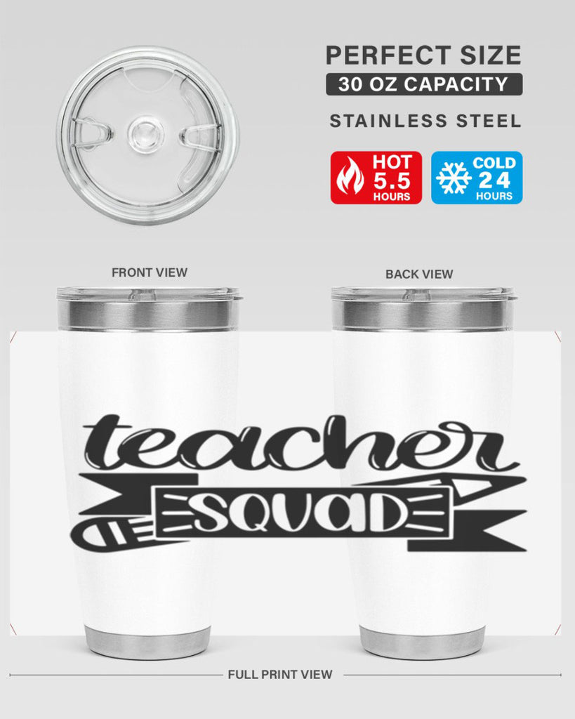 Teacher Squad Style 48#- teacher- tumbler