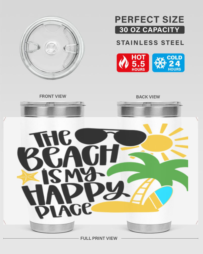 The Beach Is My Happy Place Style 12#- summer- Tumbler