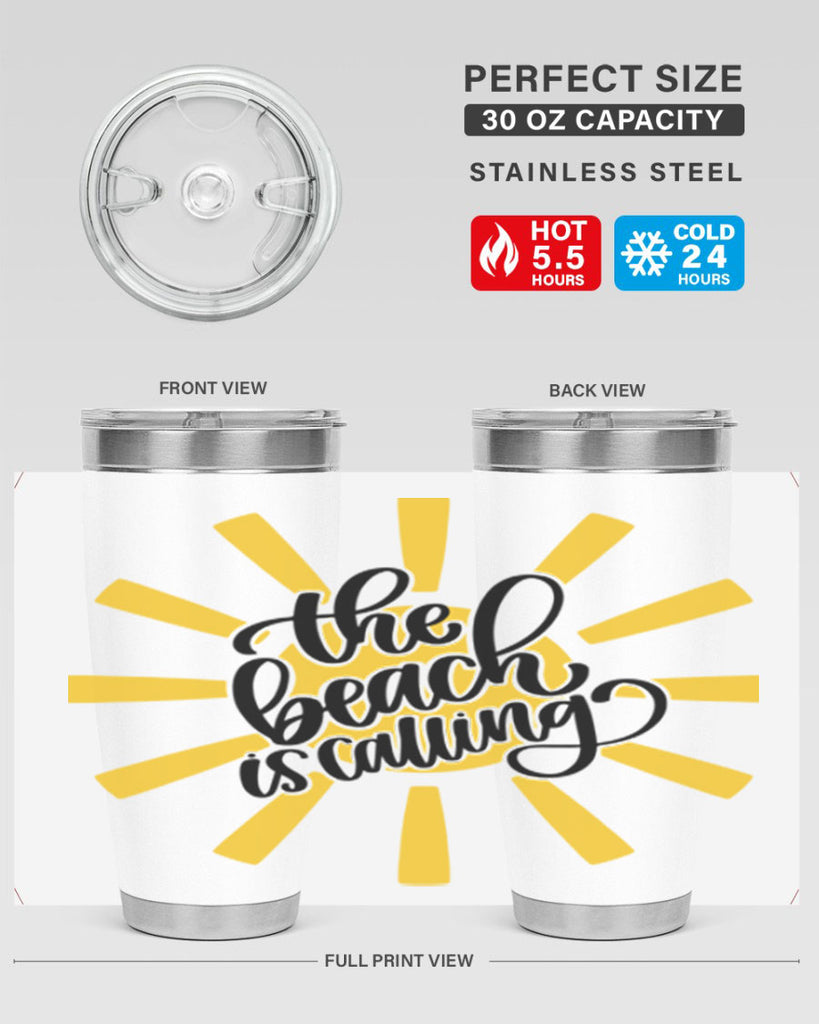 The Beachy Is Calling Style 10#- summer- Tumbler
