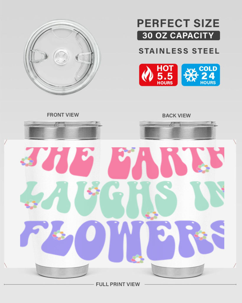 The earth laughs in flowers 532#- spring- Tumbler