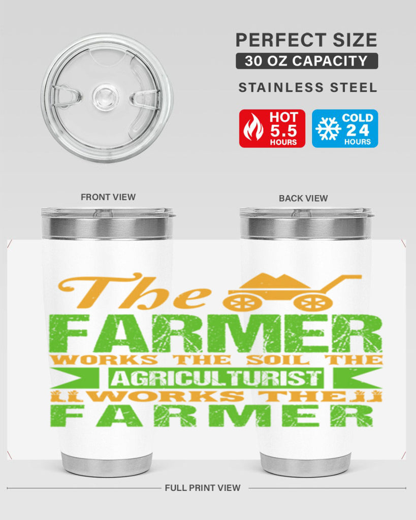The farmers work the soil 33#- farming and gardening- Tumbler