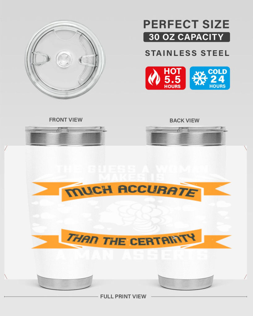 The guess a woman makes is much accurate Style 31#- womens day- Tumbler
