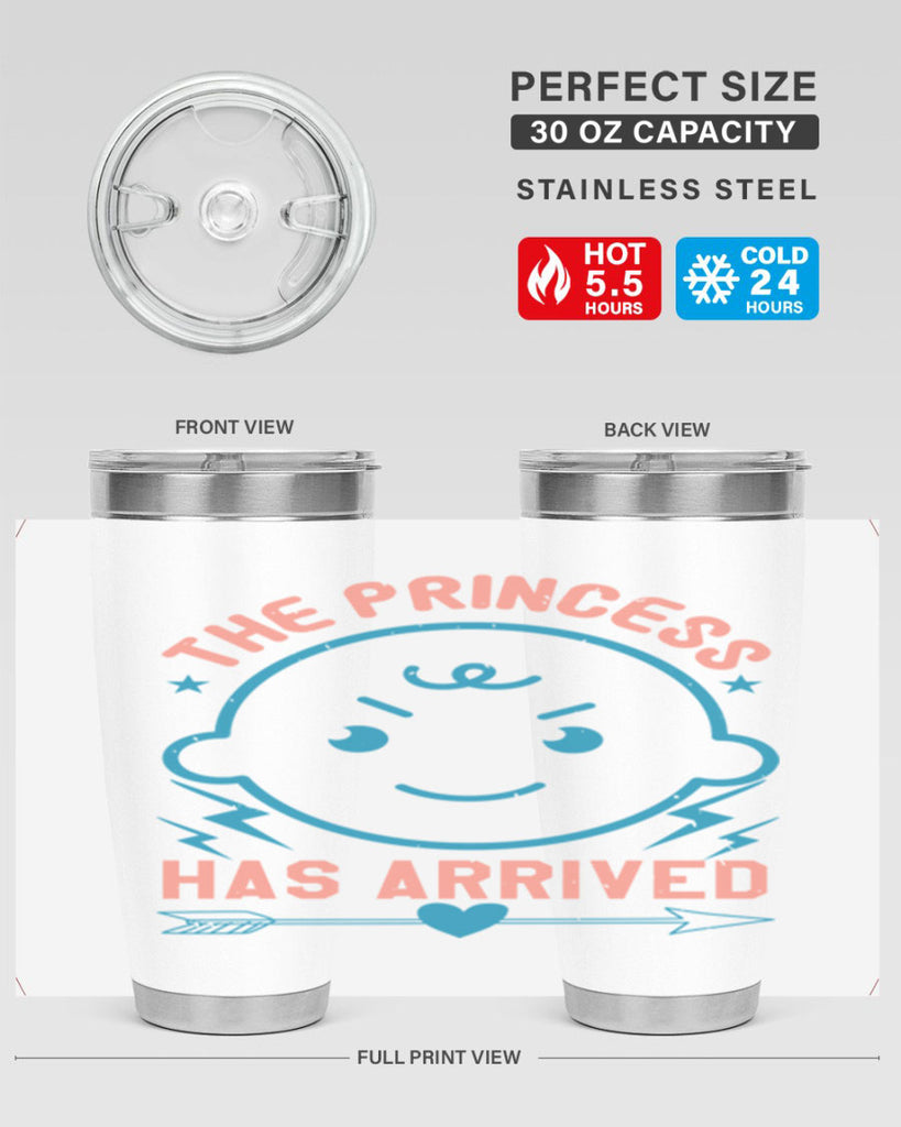The princess has arrived Style 10#- baby shower- tumbler