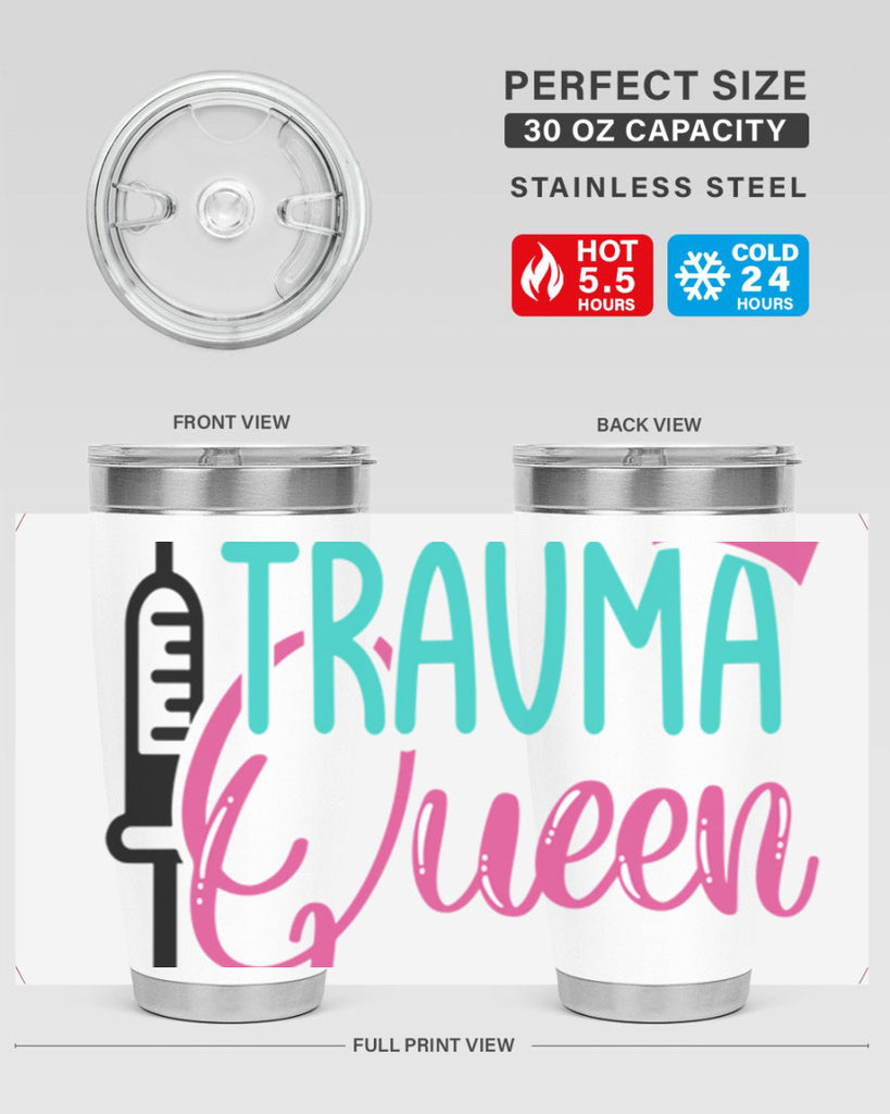 Trauma Queen Style Style 12#- nurse- tumbler