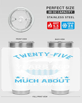 Twentyfive years ago nobody knew much about white sharks Style 10#- shark  fish- Tumbler
