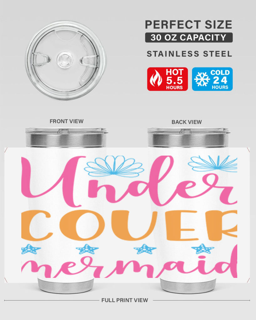 Under Cover Mermaid Design 653#- mermaid- Tumbler