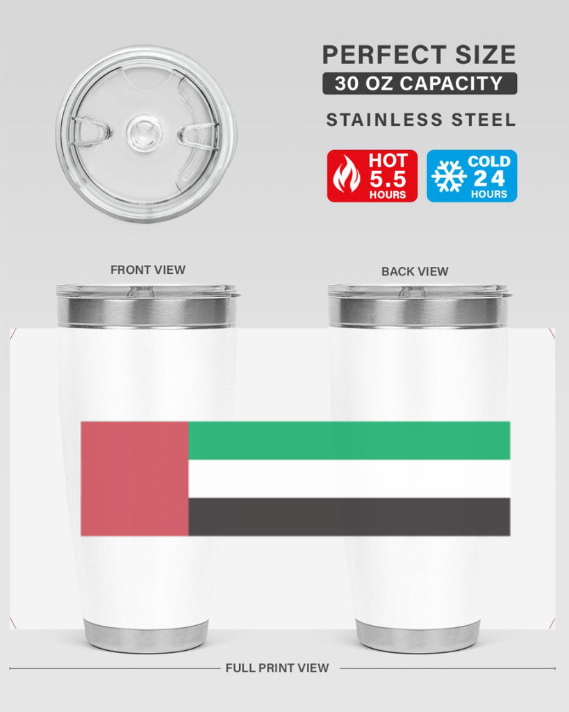 United Arab Emirates 12#- world flags- Tumbler