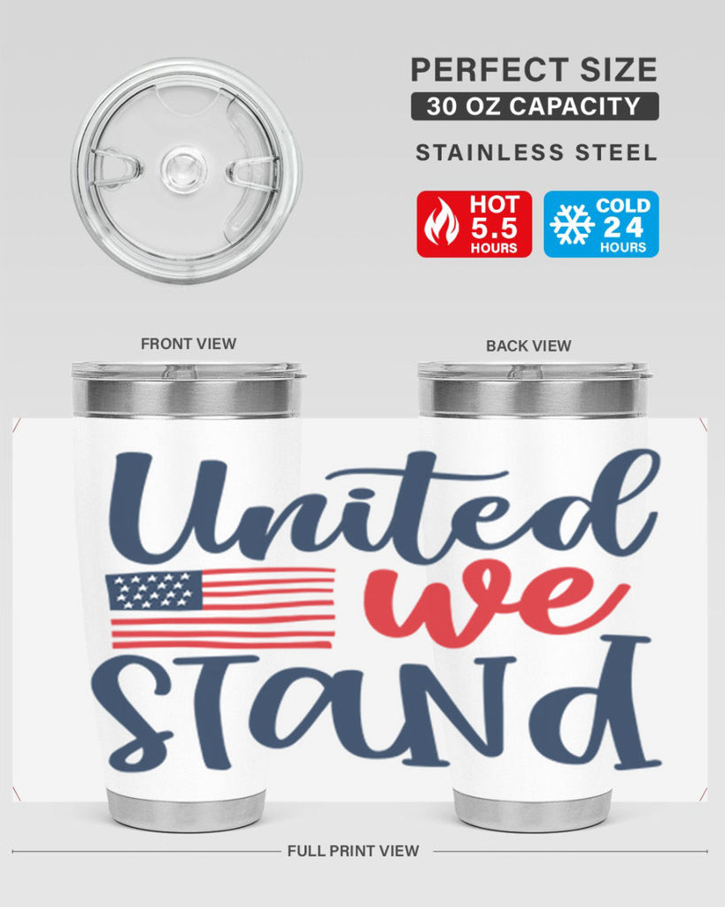 United we stand Style 9#- Fourt Of July- Tumbler