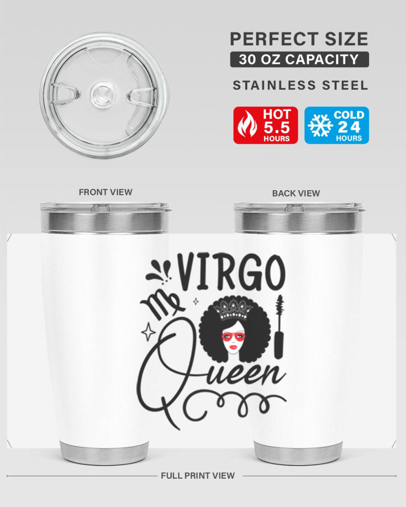 Virgo queen 541#- zodiac- Tumbler