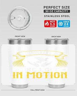 Volunteers are love in motion Style 14#- volunteer- Tumbler