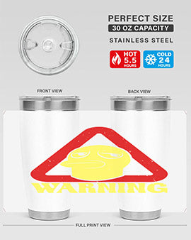 Warning Style 12#- duck- Tumbler