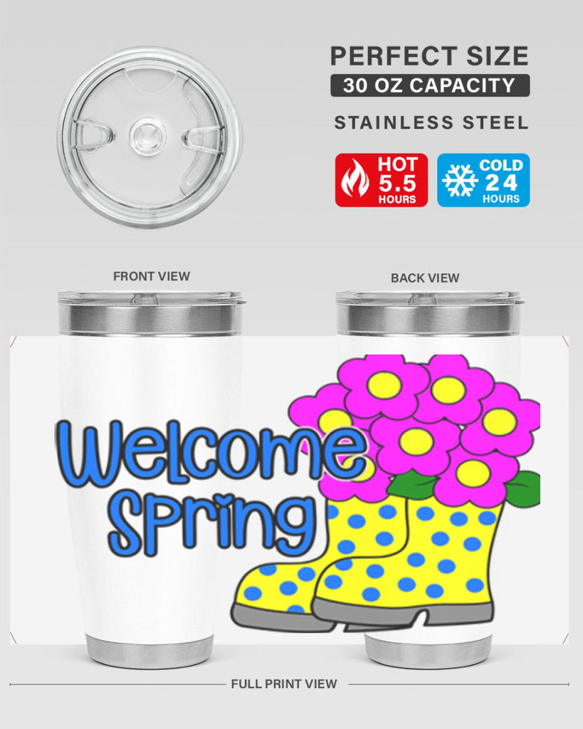 Welcome Spring rainboots page577#- spring- Tumbler