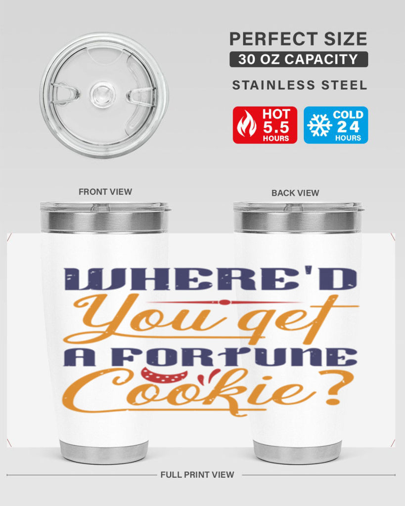 Whered you get that from a fortune cookie 14#- chess- Tumbler